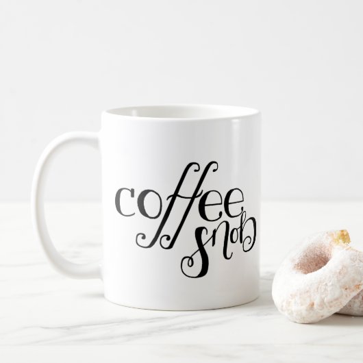 Coffee Snob-Mok Koffiemok (Met donut)