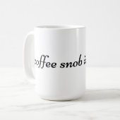Coffee Snob-mok Koffiemok (Voorkant links)