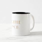 COFFEE SNOB Mub Tweekleurige Koffiemok (Voorkant rechts)