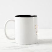 COFFEE SNOB Mub Tweekleurige Koffiemok (Links)