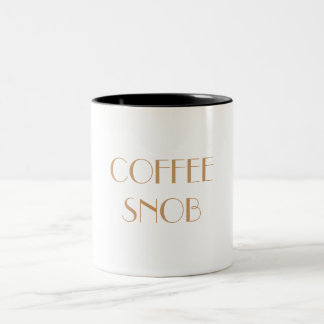 COFFEE SNOB Mub Tweekleurige Koffiemok