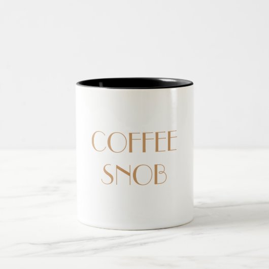 COFFEE SNOB Mub Tweekleurige Koffiemok (Center)