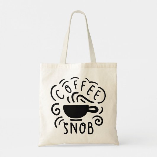 Coffee Snob Tote Bag (Achterkant)