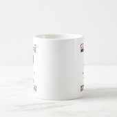 COFFEE Spelling Backwards is EEFFOC Doberman Drink Koffiemok (Center)