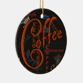 Coffee Spice Keramisch Ornament (Rechts)
