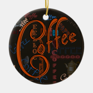 Coffee Spice Keramisch Ornament