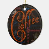 Coffee Spice Keramisch Ornament (Links)