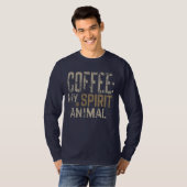 Coffee Spirit Animal T-shirt (Voorkant volledig)