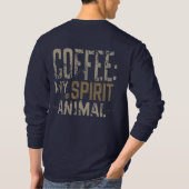 Coffee Spirit Animal T-shirt (Achterkant)