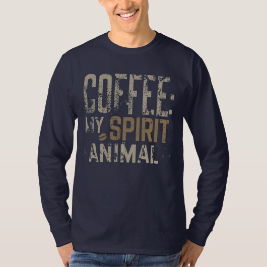 Coffee Spirit Animal T-shirt (Voorkant)