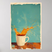  Coffee Splash Poster (Voorkant)