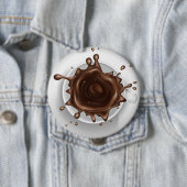 Coffee Splash Ronde Button 4,0 Cm (In situ)