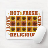 Coffee Squares mousepad Muismat (Met muis)