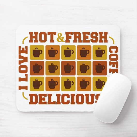 Coffee Squares mousepad Muismat (Met muis)