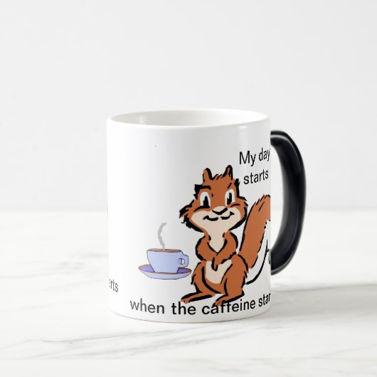 Coffee Squirrel Mok (Voorkant rechts)