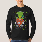 Coffee  St Patricks Day Gnome Matching T-shirt (Voorkant)