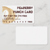 Coffee Stain Drink Punchcard Klantenkaartje (Voorkant / Achterkant)