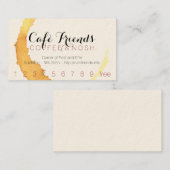 Coffee Stain Gather Punch / Loyalty Card (Voorkant / Achterkant)