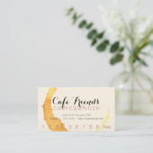 Coffee Stain Gather Punch / Loyalty Card (Staand voorkant)
