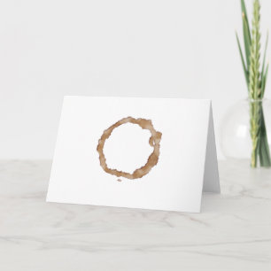 Coffee Stain Pattern Kaart