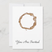 Coffee Stain Pattern Kaart (Voorkant)