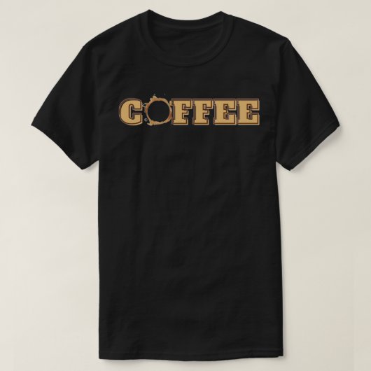 Coffee Stain T-shirt (Design voorkant)
