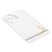 Coffee Stain Type Grunge Patroon Magneet (Rechterzijde)