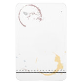 Coffee Stain Type Grunge Patroon Magneet (Verticaal)