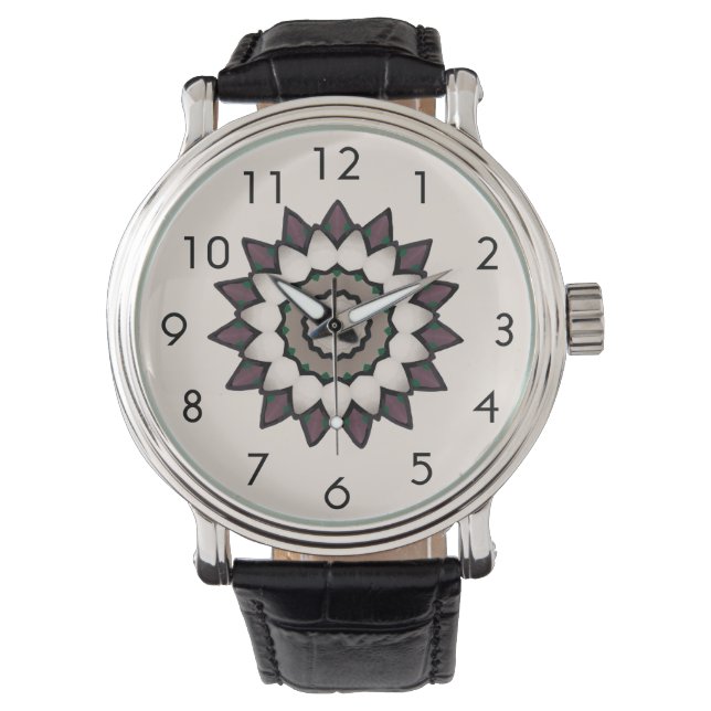 Coffee Star Kleine Afdruk Horloge (Voorkant)
