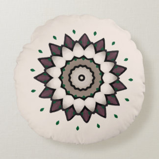 Coffee Star Kleine Print Rond Kussen