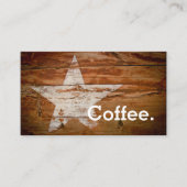 Coffee Star Loyalty Coffee Punch Card (Voorkant)