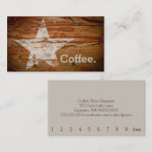 Coffee Star Loyalty Coffee Punch Card (Voorkant / Achterkant)