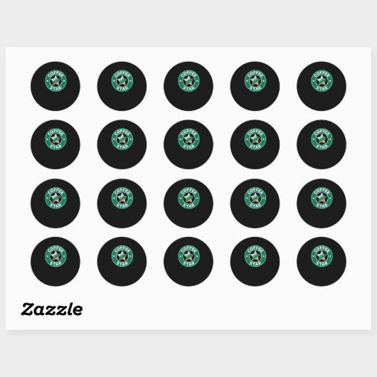 Coffee Star Sticker (Vel)