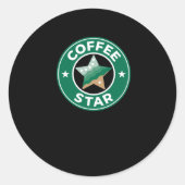 Coffee Star Sticker (Voorkant)