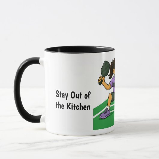 Coffee Stay out of the Kitchen Mok (Links)