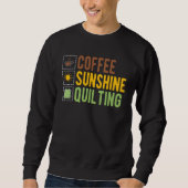 Coffee Sunshine Quilting Trui (Voorkant)