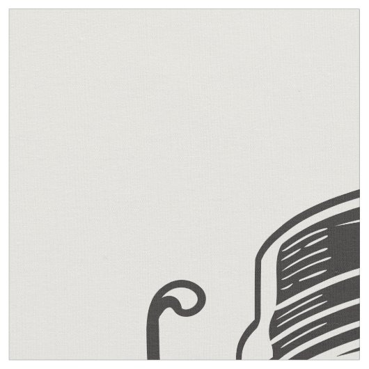 Coffee Superhero Fabric Stof (Close Up)