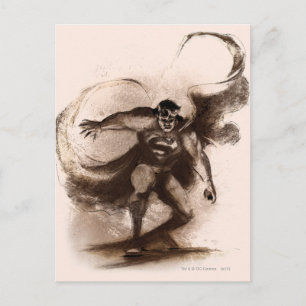 Coffee Superman Briefkaart