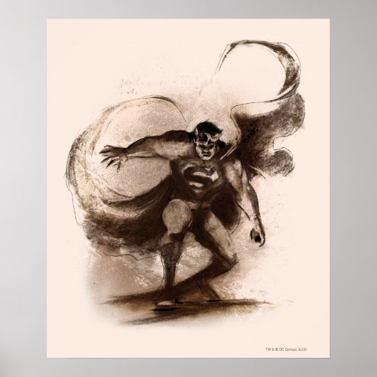 Coffee Superman Poster (Voorkant)