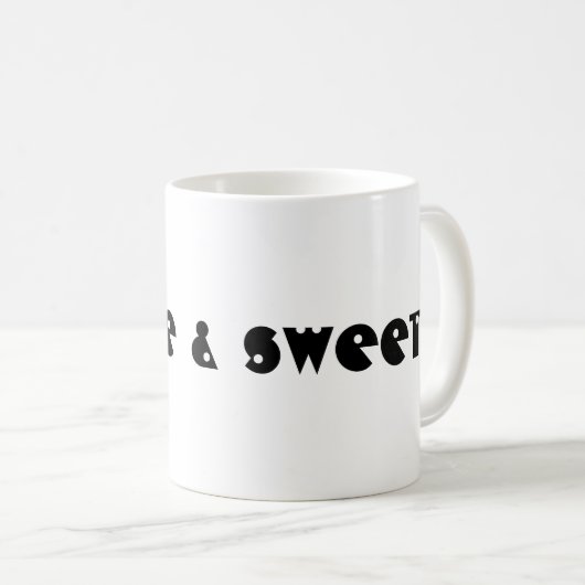 Coffee & Sweets Mok Typografie (Voorkant rechts)