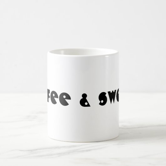 Coffee & Sweets Mok Typografie (Center)