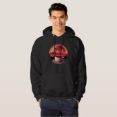 Coffee Synthwave 80s Retrowave Aesthetic 1 Hoodie (Voorkant volledig)
