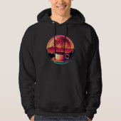 Coffee Synthwave 80s Retrowave Aesthetic  1 Hoodie (Voorkant)