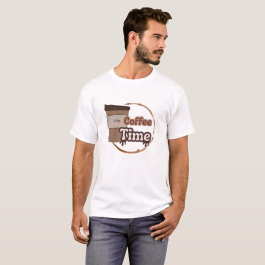 coffee t-shirt (Voorkant volledig)