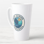 Coffee tall mug Old School Pickleball club logo  Latte Mok (Linkerhoek)