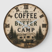 Coffee Tastes Better at Camp Rustic Grote Klok (Voorkant)