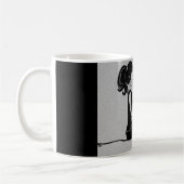 Coffee Tea Hot Cocaca Mok Meditate Yoga Girl Cat (Links)