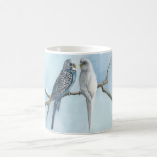 Coffee Tea Hot Cocoa Mok Parakeets Budgie Bird Cup