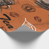 Coffee Tea Lover Cadeaupapier (Hoek)