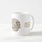 COFFEE, TEA MUG WITH DRIFTWOOD THEME KOFFIEMOK (Voorkant rechts)